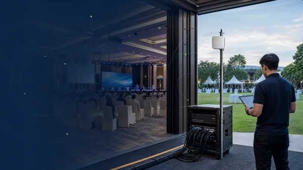 ภาพหน้างานจริงโครงการ ผลงานวางระบบเครือข่ายและ WiFi ความหนาแน่นสูง โรงแรมหรูระดับ 5 ดาว ริมแม่น้ำเจ้าพระยา - ภาพที่ 1