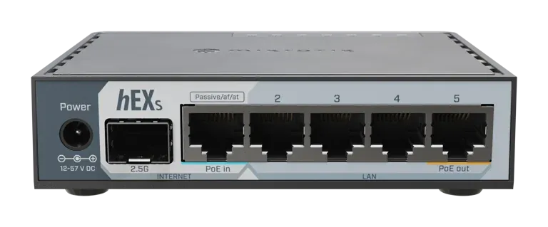 MikroTik hEX S (RB760iGS) Gigabit Ethernet Router
