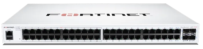 Fortinet FortiSwitch 148F-PoE 48-Port Managed L2/L3 Gigabit PoE+ Switch