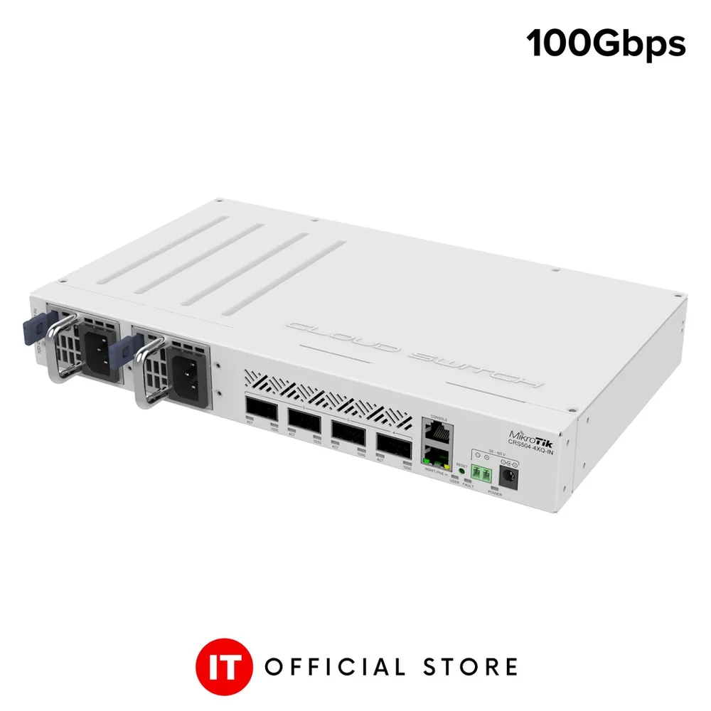 Fortinet CRS504-4XQ-IN 100G Switch สำหรับ Data Center ขนาดเล็ก