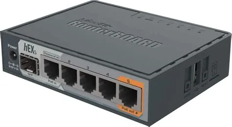 MikroTik hEX S (RB760iGS) 5-Port Gigabit Router พร้อมช่อง SFP & PoE-Out - รูปย่อย