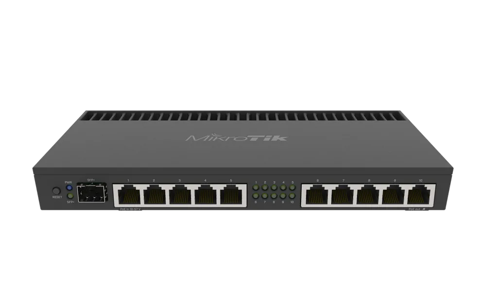 MikroTik RB4011iGS+RM 10-Port Gigabit & 10G SFP+ Enterprise Router (Quad-Core)