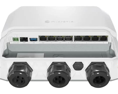 MikroTik RB5009UPr+S+OUT Outdoor PoE-In/Out Gigabit, 2.5G & 10G SFP+ Router - รูปย่อย
