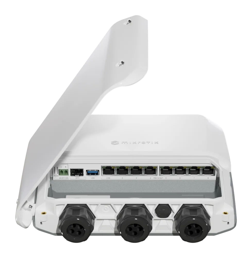 MikroTik RB5009UPr+S+OUT Outdoor PoE-In/Out Gigabit, 2.5G & 10G SFP+ Router - รูปย่อย
