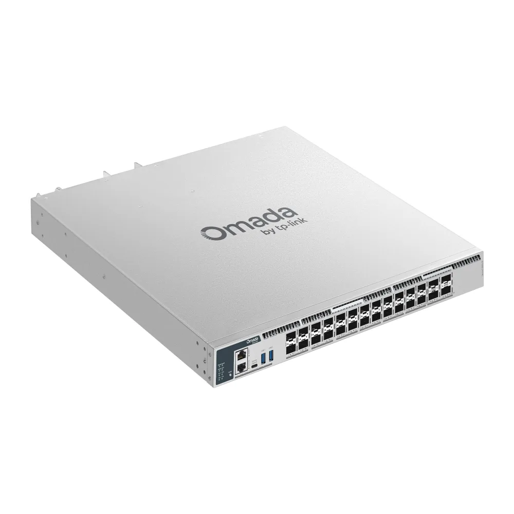 Omada Campus 24-Port 25G Stackable L3 Managed Aggregation/Core Switch with 4× 100G Slots
