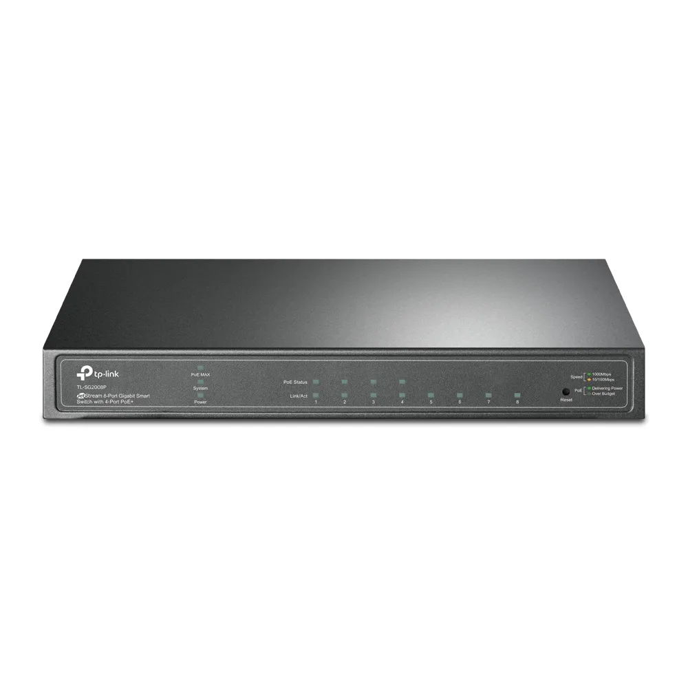 TP-Link TL-SG2008P JetStream 8-Port Gigabit Smart Switch with 4-Port PoE+ (62W) - รูปย่อย