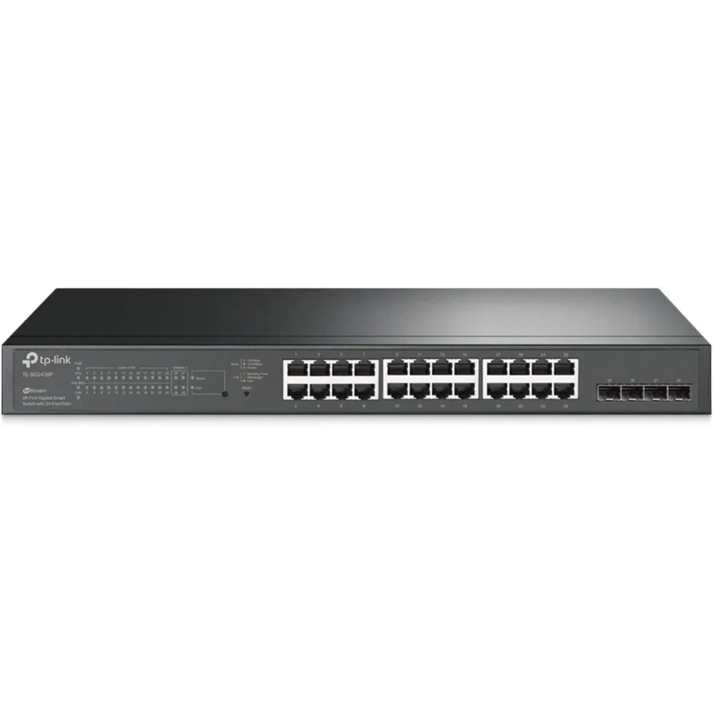 TP-Link TL-SG2428P JetStream 28-Port Gigabit Smart Switch with 24-Port PoE+ (250W) - รูปย่อย