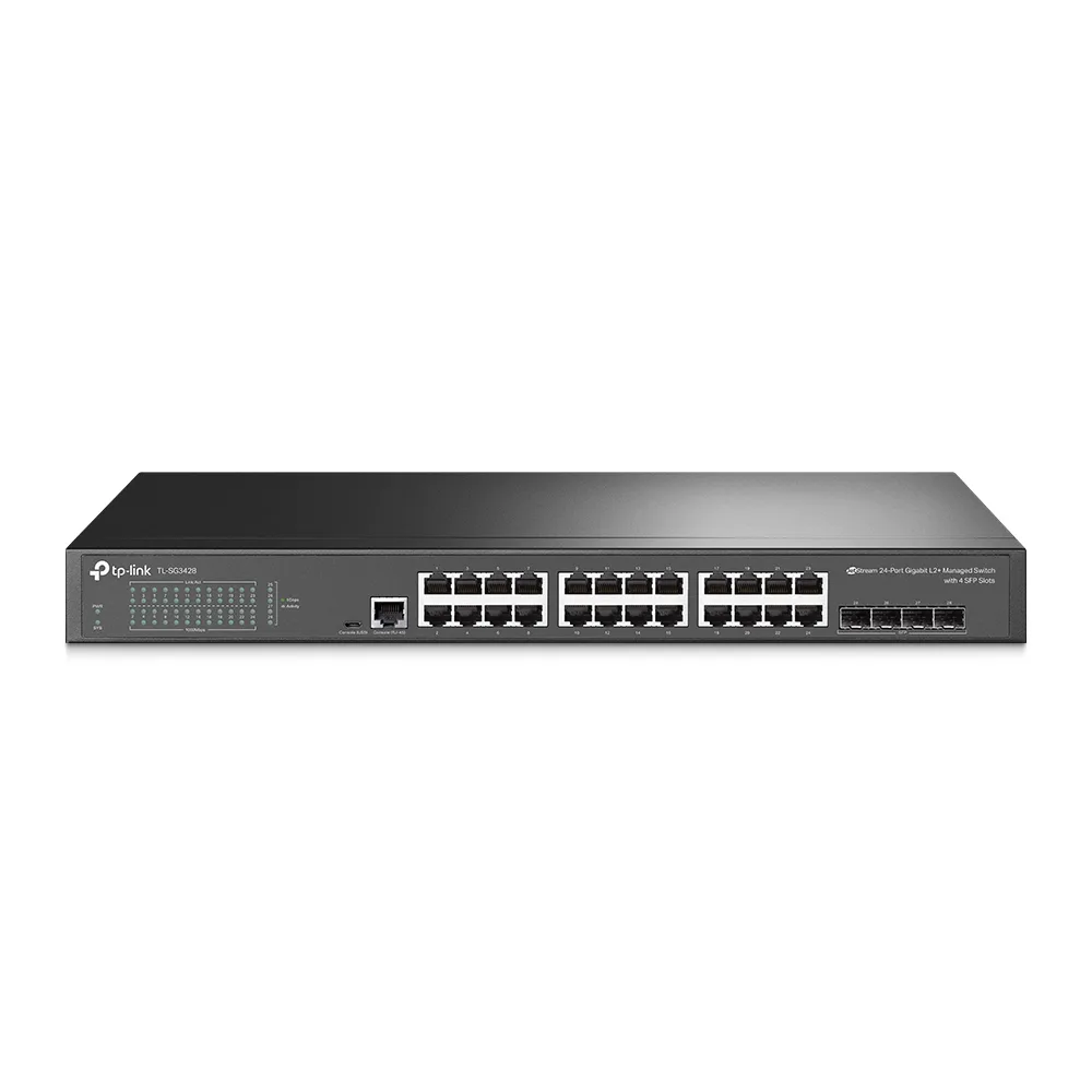 TP-Link TL-SG3428 JetStream 24-Port Gigabit L2+ Managed Switch with 4 SFP Slots - รูปย่อย