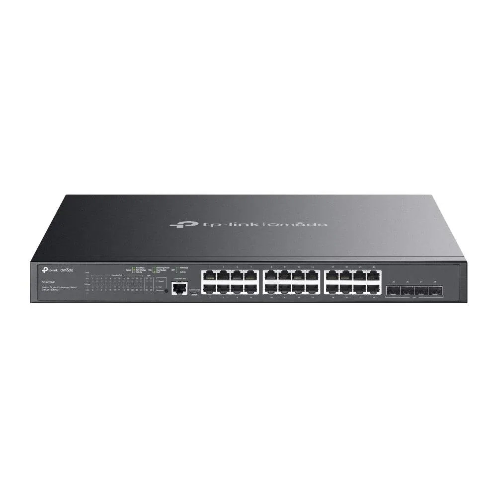 TP-Link TL-SG3428MP JetStream 28-Port Gigabit L2+ Managed Switch with 24-Port PoE+ (384W) - รูปย่อย