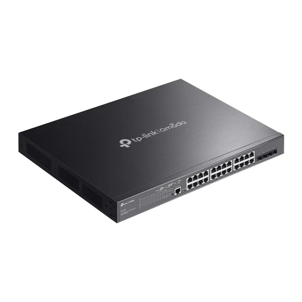 TP-Link TL-SG3428MP JetStream 28-Port Gigabit L2+ Managed Switch with 24-Port PoE+ (384W)